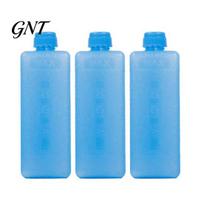 Multi-use Ice Pack Reusable Mini Packs, Freezer Cooling for Air Conditioner Cold Outdoor Use Fan, Compact Gel Bags Chain Transport Camping Picnic 3pcs blue