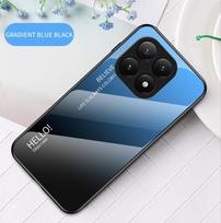 Gradient Tempered Glass Protect Case for Xiaomi 15T Pro Mi 15t 15 Ultra 14T Pro xiaomi 13T Pro 13 Pro 12T 12 Glossy Cover Xiaomi 12X mėlyna