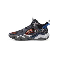 Li Ning Vaikų Krepšinio Serija Patogūs Neslystantys Atsparūs Dilimui Atšokimo Palaikymas Vidutinio Aukščio Krepšinio Batai Vaikų Krepšinio Batai Juodi YKBU090-1 41