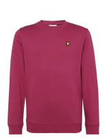 Lyle & Scott - Crew Neck Sweatshirt - Megztinis - Burgundiška splava