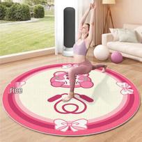 Round TPE Noise-Reducing Jump Rope Mat gray