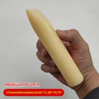 Pdr Nylon Punch Hammer, Paint-Safe Auto Body Dent Removal Tool With Repair Shim For Sheet Metal Repair 12 beige