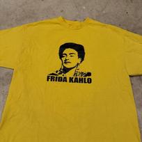 Vintage Frida Kahlo T-Shirt Mens 2XL Art Self Portrait Yellow S