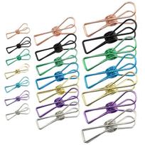 Creative Fish Tail Metal Binder Clips - Office & Planner Supplies 32mm Small violetinė