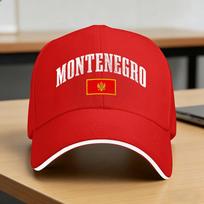 Montenegro Flag Casual Baseball Cap Summer  Trucker Hat Sun Visor Running Hippie Snapback Cap yk Funny Baseball Caps One Size red
