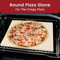 Large Pizza Stone Rectangular Pizza Stone 12X15In Uniform Heat Distribution Easy To Clean Cordierite Baking Stone For Oven Grill black