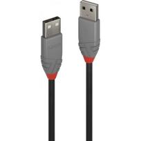Lindy Anthra Line USB-A 0.2m Grey