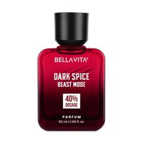 BELLAVITA Dark Spice Parfum 50ml | Perfume for Man |Beast Mode | 40% Oil Concentration | Spicy & Musky Scent | Premium Perfume for Men 50ML
