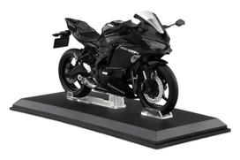 Aoshima Bunka Kyozai Skynet Mastelinis Pilnas Kawasaki Ninja Motociklas Metaliniu Kibirkščiu Juodos Spalvos (AOSHIMA) 1/12 ZX-25R