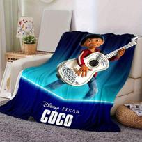 1 vnt., „Koko“ filmo plakatas, gitara, namų dekoras, pledas. Puikiai tinka ant sofos, lovos, kelionėms 80cmx120cm blue