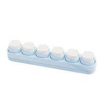 1 Set Mini Stamps for Planner 6 Designs Self Inking Stamps Cute Plastic white