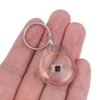 Cuid Raktų Grandinėlės Žetonas Perrašomas Išmanieji Raktų Žymekliai NFC Žyma Kopijuoti Pulteliai 13.56MHz Prieigos Kontrolė Perrašoma Kortelė Cuid Keičiamas Šlapias Įdėklas brown