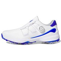 Adidas Zg23 Boa Lightstrike odiniai smūgius sugeriantys, neslystantys, patvarūs, žemapadžiai golfo bateliai vyrams, balti, mėlyni, GY9715 44 white