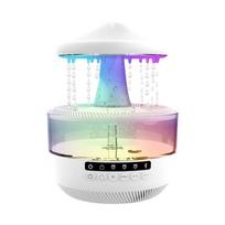 Raindrop Aroma Diffuser: Bluetooth Speaker & Humidifier with Mushroom Cloud Mist and Seven-Color Lights US Standard (domestic use) balta