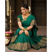 Exclusive New Launch Linen Silk Saree Collection beige