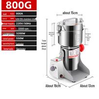 Large Capacity Electric Herb & Spice Grinder black