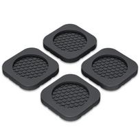 4pcs Anti Vibration Feet Pad Rubber Mat Anti Slip Silent Dampers Stand Universal Washing Machine Refrigerator Furniture Foot Pad black