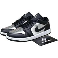 Jordan Air Jordan 1 low  silver toe  DA5551-001 Women's Sizes EU 44 black