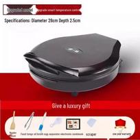 Gili elektrinė dvipusė blynų ir kepimo keptuvė su automatiniu išjungimu Obsidian Black gray