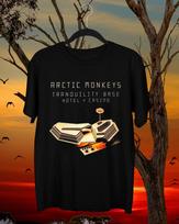 ARCTIC MONKEYS Tranquility Base Hotel Casino  Black All Size Shirt AC371 Unisex T-Shirt S gray