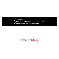 Auto Front Windshield Stickers Reflective Car Tuning Vinyl Decal 3D Stickers For Nissan Sentra Altima Versa Bluebird Sunny Maxima X-Trail Pathfinder juoda