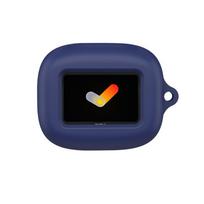 Silikoninis ausinių dėklas Apsaugotas nuo dulkių Ausinių priedai Bluetooth ausinių dangtelis, skirtas JBL LIVE BUDS 4 juoda