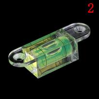 Acrylic Square Level Bubble Mini Spirit Level Bubble With Ears Screw Holes 2