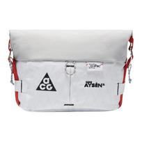 Nike Polyester One Shoulder Crossbody Fanny Pack Unisex White ONESIZE gray