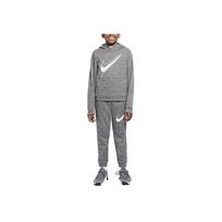 Nike Therma-FIT Multi Repel Hooded Pullover Water-Resistant Warm Fleece Long Sleeve Kids tops Light-Smoke-Grey HF4414-010 L gray