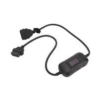 12‑24V OBD2 Scanner Adapter Cable Fit X431 Easydiag 2.0 3.0 GOLO ABS Heat Resistant for Heavy Duty Trucks DieselBlack juoda