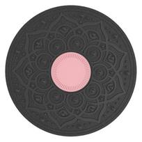 Wobble Balance Board Yoga Swing Balance Board Non-slip Balance Exerciser Stability Board for Core Training rožinė