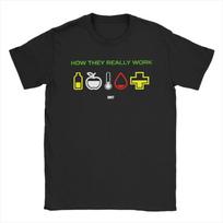 DayZ One Bullet and a Dream  T Shirts Unique Tees Short Sleeve Crewneck T-Shirt Cotton Plus Size Tops S juoda