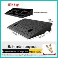 Stair Step Ramp Mat black