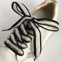 New 2cm Bow Wide Rope Solid Color Ultra-thin Transparent Shoelaces Satin Silk Ribbon Low-top Canvas Shoe Laces juoda