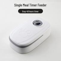 Automatic Pet Feeder with Timer for Cats and Dogs - Separates Dry & Wet Food For Cats and Dogs black