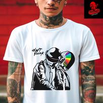 Daft Punk Electronic Music Band Tee Unisex Cotton T-shirt S3XL XXXXL black