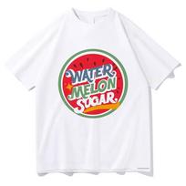 2026 Summer Vintage Twinkling Watermelon Graphic Tshirts Unisexs Funny Streetwear Korea Style Aesthetic Y2k Clothing S red