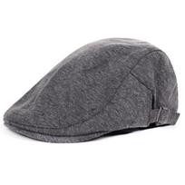 Solid Color Newsboy Caps Painter Flat Visor Cap Casual Vintage Berets Hat  Men kava