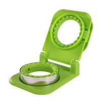 Non-Stick Sandwich Sealer Round Shape Sandwich Press Mold Pocket Bread Mold  Toast Bread Decor žalia