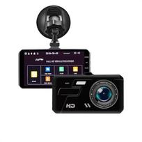 4 colių jutiklinis ekranas automobilinis DVR prietaisų skydelis Single lens juoda