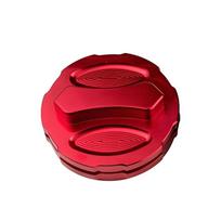 Motorcycle Fuel Gas Caps Tank Cover Keyless Caps 66mm Diameter Aluminum Cover for ATV Pit Dirt Bike raudona