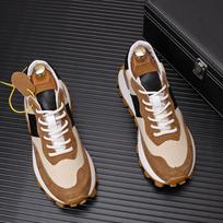 Madingi nauji vasariniai kvėpuojantys Forrest Gump batai vyriški storu padu laisvalaikio bėgimo sportbačiai Zapatos Hombre a20 38 brown