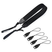 Neoprene Padded DSLR Camera Neck Shoulder Sling Strap black