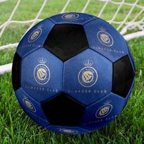 1pc Al-Nassr FC Soccer Ball Size 5 Indoor Soccer Ball Fashion Colorful Backyard Game - Great For Sports Fans Gift HE18 blue