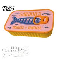 Small Jewelry Storage Box Sardines with Fishbone Partitions, Compact Mini Travel Case Case, Rings Earrings Necklaces Container for Women Organizer 2pcs D multi
