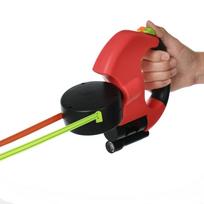 3-in-1 dvigubas šuns pavadėlis su žibintuvėliu ir maišelių dozatoriumi, dvigubas atspindintis augintinio katės pavadėlis, automatinis prailginamas šuniuko traukimo lynas mėlyna