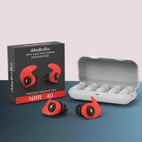 Mini silikoniniai ausų kamštukai Triukšmo mažinimo filtras Klausos saugos ausų apsauga mokymuisi, koncertams, kelionėms Minkštos putos Miego ausų kamštukai gray