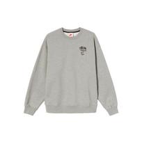 Nike x Stussy NRG ZR Crew Fleece Dark Grey Heather Unisex Tops DC4198-050 XL gray
