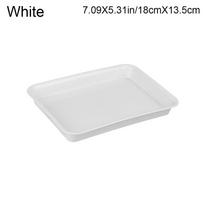 1Pcs Heavy Duty Flower Pot Durable Plastic Tray Saucers Plant Saucer Indoor Outdoor Drip Trays white