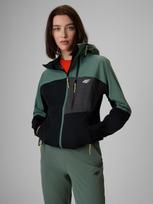 4F Softshell vėjo nepraleidžianti striukė su 10000 membrana moterims - juoda XS